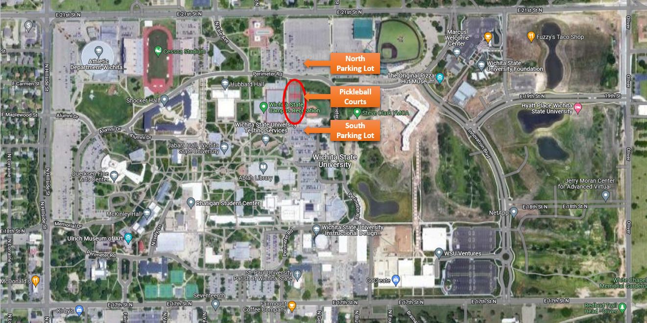 Wichita State University Pickleball Courts Wichita Pickleball